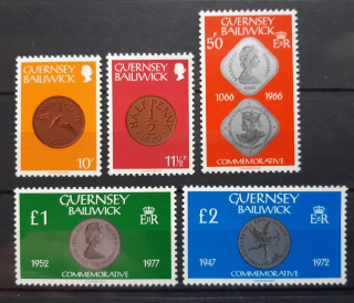 Guernsey ** 199/203 mince