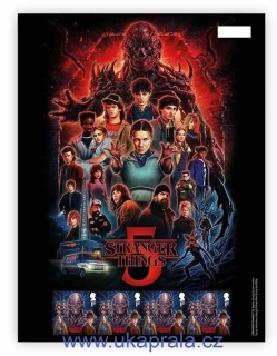 VELKÁ BRITÁNIE ** aršík, Stranger Things, NEW 2026