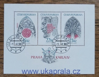 ČR raz. aršík A174/6, Praha Karla IV., r. 1998