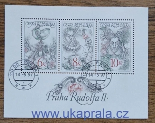 ČR raz. aršík A146/8, Praha Rudolfa II., r. 1997