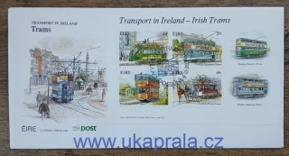 IRSKO FDC aršík Bl6, Historické tramvaje, r. 1987