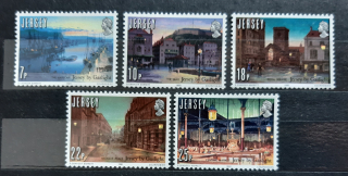 Jersey ** 257/61 150 let plynového osvětlení na Jersey