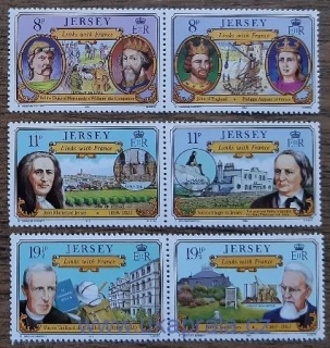 JERSEY ** 282/7 historické vazby mezi Francií a Jersey, r. 1982