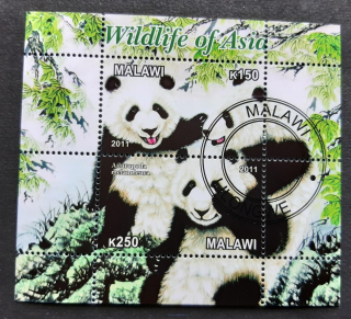 Malawi, raz. aršík, panda velká, Aise, r. 2011