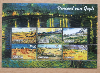 Gambia raz. aršík, Vincent van Gogh, umění, r. 2003