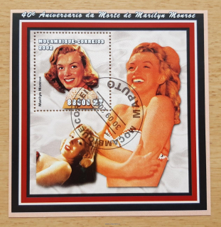 Mosambik raz. aršík, Marilyn Monroe, r. 2002