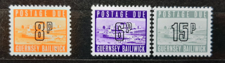 GUERNSEY ** P15, 16/17 doplatní, porto, r. 1975/6