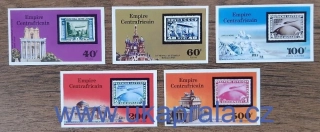 Empire Centrafricain ** 488/9 NEZOUBKOVANÁ, Zeppelin, r.1977